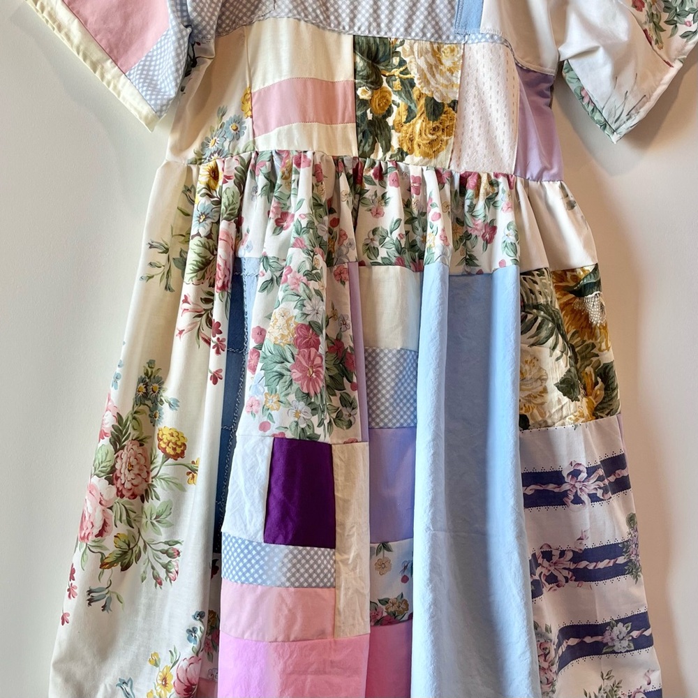 Handmade Patchwork Rose Canvas Dress SKU 01176 - Picture 12 of 16